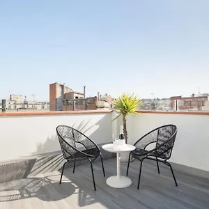 Sunny Terrace Attic In Plaza Espana - New Elevator , Barcelona Spanien